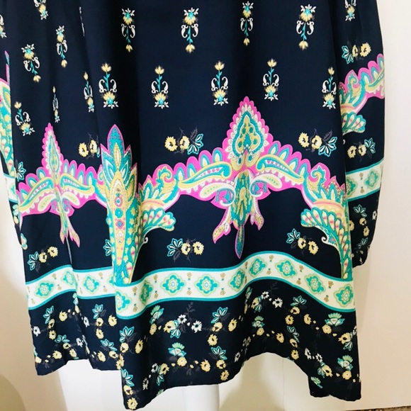 Poema for Anthropologie Floral Boho Tunic Dress S - Picture 4 of 8